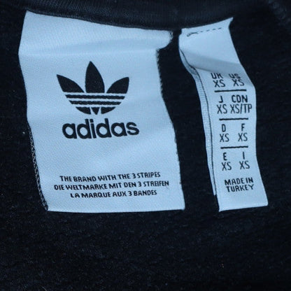 Womens UK Size XS adidas Black Pullover Sweatshirt