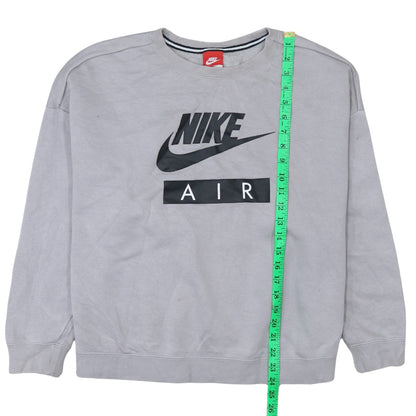 Womens UK Size L Nike Grey Pullover Sweatshirt
