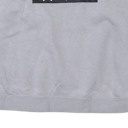 Womens UK Size L Nike Grey Pullover Sweatshirt