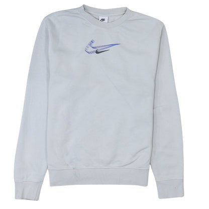 Womens UK Size S Nike Grey Pullover Sweatshirt