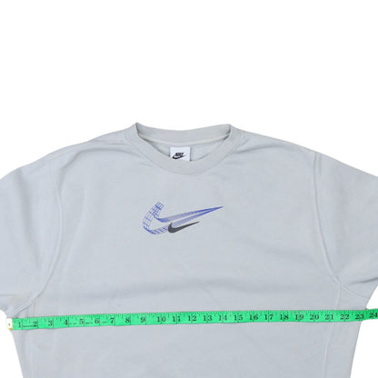 Womens UK Size S Nike Grey Pullover Sweatshirt