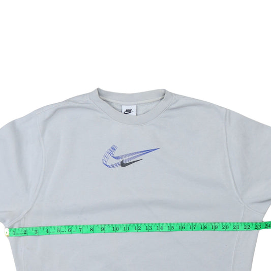 Womens UK Size S Nike Grey Pullover Sweatshirt