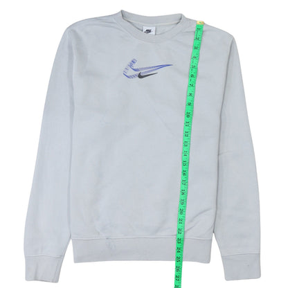 Womens UK Size S Nike Grey Pullover Sweatshirt