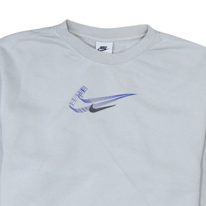 Womens UK Size S Nike Grey Pullover Sweatshirt