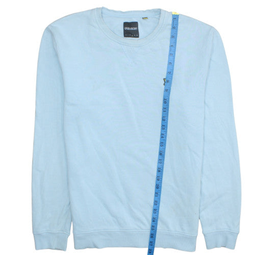 Mens UK Size L Lyle & Scott Blue Pullover Sweatshirt