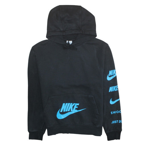 Mens UK Size M Nike Black Pullover Hoodie