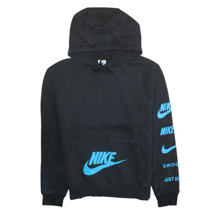 Mens UK Size M Nike Black Pullover Hoodie
