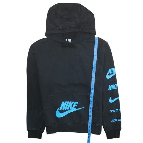 Mens UK Size M Nike Black Pullover Hoodie