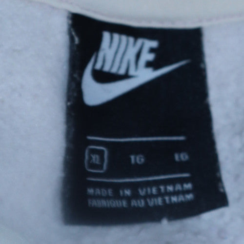 Womens UK Size XL Nike White Pullover Hoodie