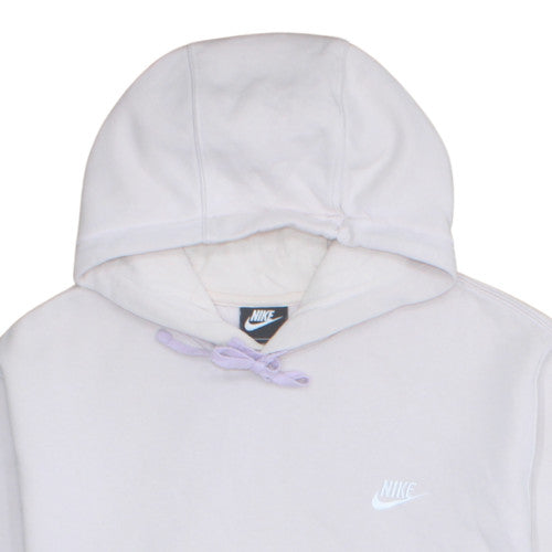 Womens UK Size XL Nike White Pullover Hoodie