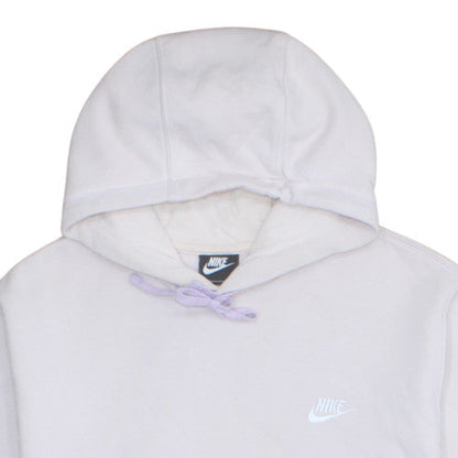 Womens UK Size XL Nike White Pullover Hoodie