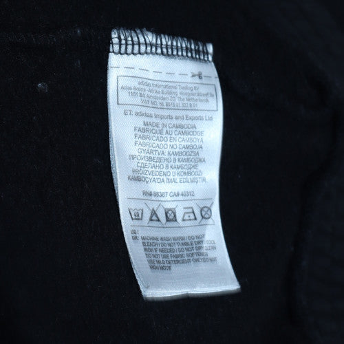 Mens UK Size S adidas Black Full Zip Hoodie
