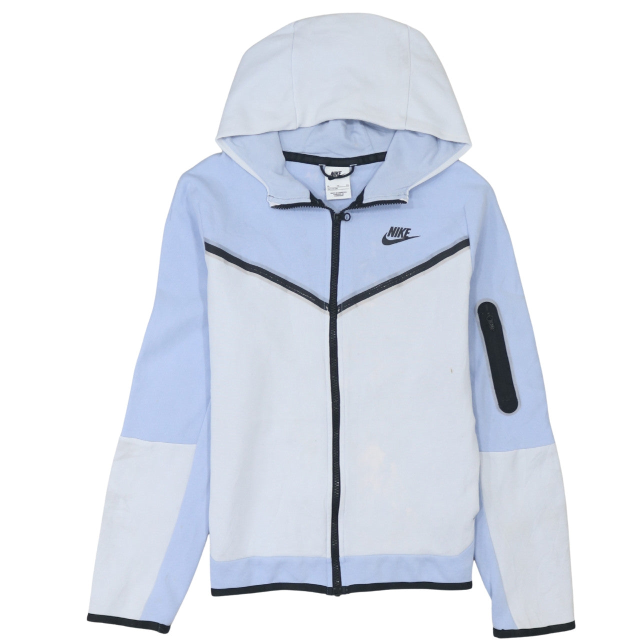 Girls UK Size XL Nike Blue Full Zip Hoodie