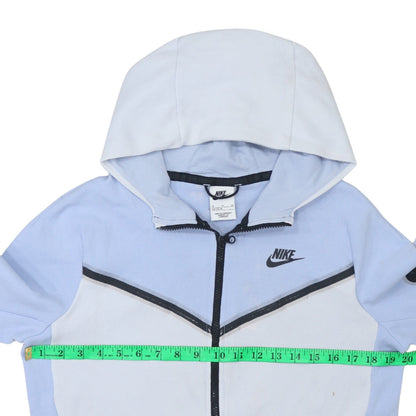 Girls UK Size XL Nike Blue Full Zip Hoodie