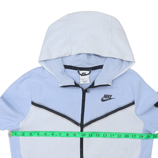 Girls UK Size XL Nike Blue Full Zip Hoodie