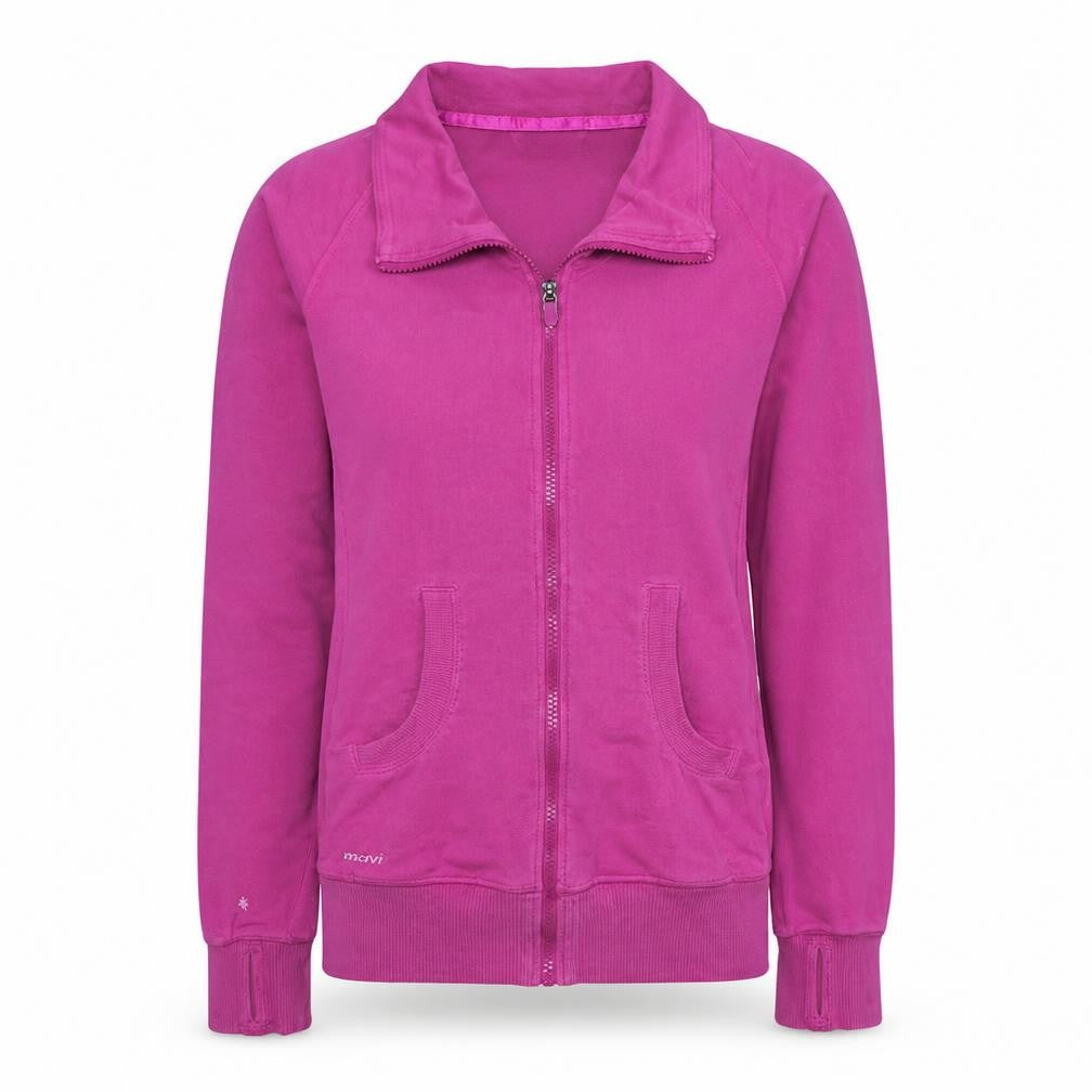 Womens UK Size S Nike Pink Full Zip Sweatshirt