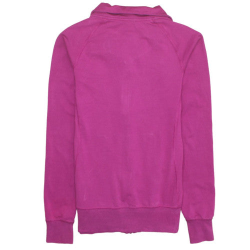 Womens UK Size S Nike Pink Full Zip Sweatshirt