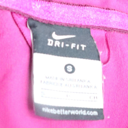 Womens UK Size S Nike Pink Full Zip Sweatshirt