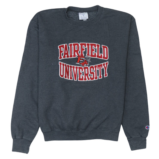 Womens UK Size M Champion Grey Pullover Sweatshirt