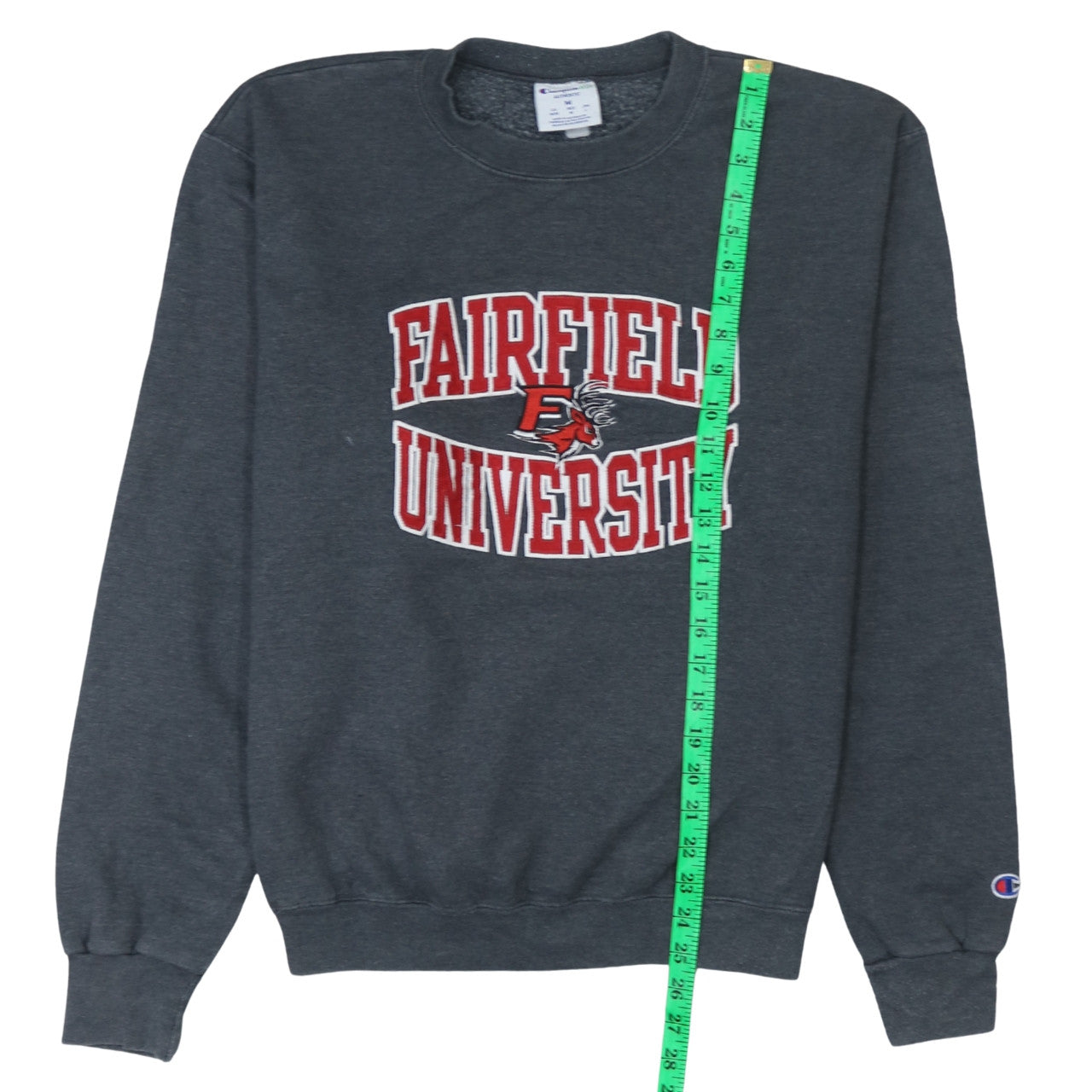Womens UK Size M Champion Grey Pullover Sweatshirt