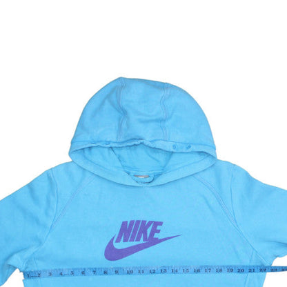 Womens UK Size XL Nike Blue Pullover Hoodie