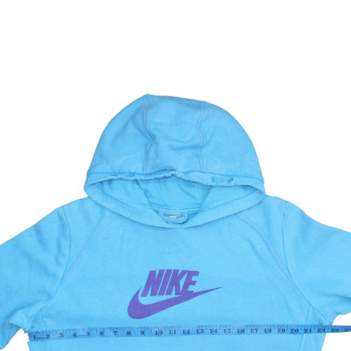 Womens UK Size XL Nike Blue Pullover Hoodie