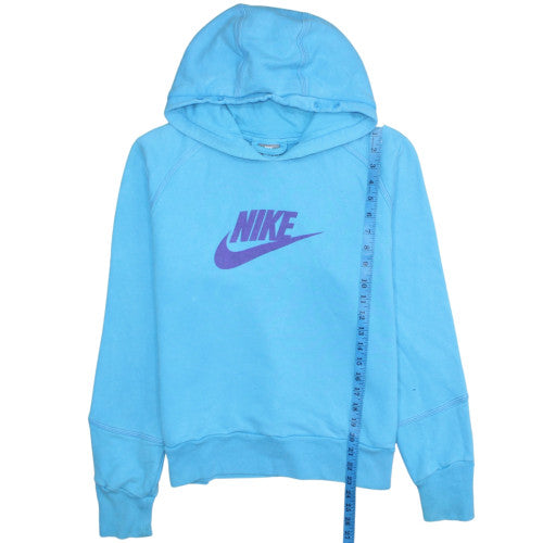 Womens UK Size XL Nike Blue Pullover Hoodie