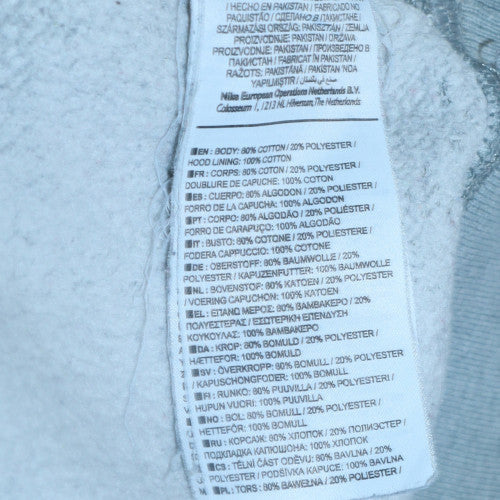 Mens UK Size S Nike Grey Pullover Hoodie