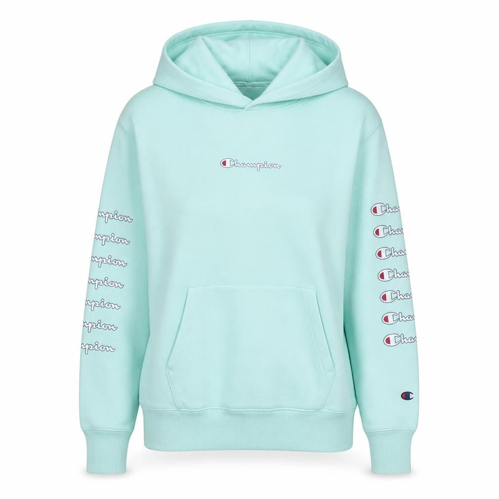 Womens UK Size S Champion Blue Pullover Hoodie
