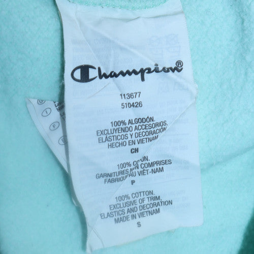 Womens UK Size S Champion Blue Pullover Hoodie