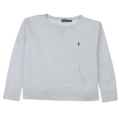 Womens UK Size S Nike Grey Pullover Sweatshirt