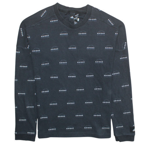 Mens UK Size M adidas Black Pullover Sweatshirt
