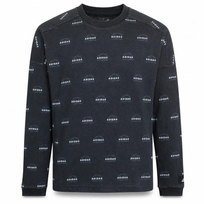 Mens UK Size M adidas Black Pullover Sweatshirt