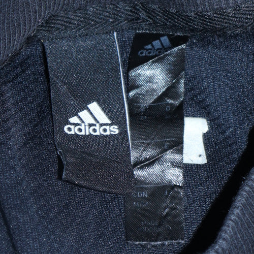Mens UK Size M adidas Black Pullover Sweatshirt