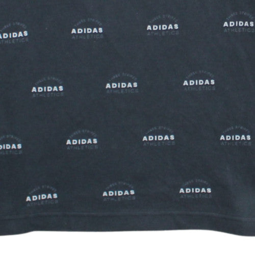 Mens UK Size M adidas Black Pullover Sweatshirt