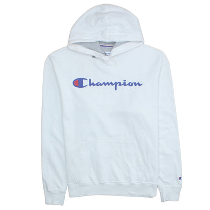 Mens UK Size XL Champion White Pullover Hoodie