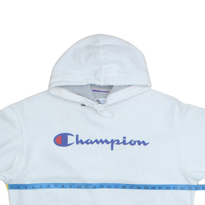 Mens UK Size XL Champion White Pullover Hoodie