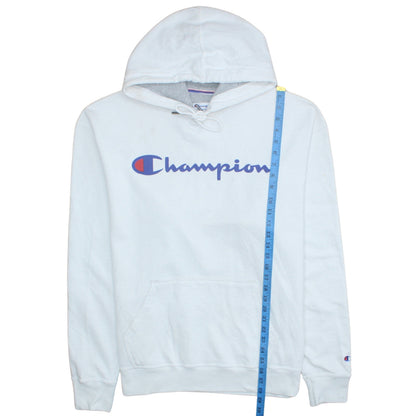 Mens UK Size XL Champion White Pullover Hoodie