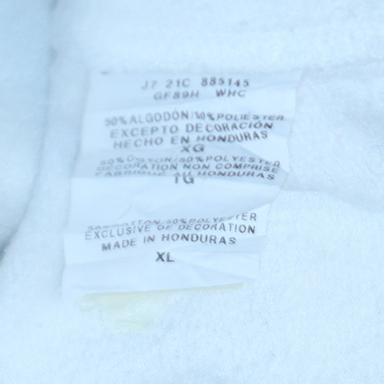 Mens UK Size XL Champion White Pullover Hoodie