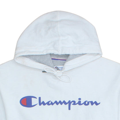 Mens UK Size XL Champion White Pullover Hoodie
