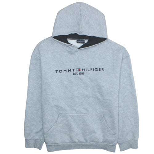 Mens UK Size XL Tommy Hilfiger Grey Pullover Hoodie