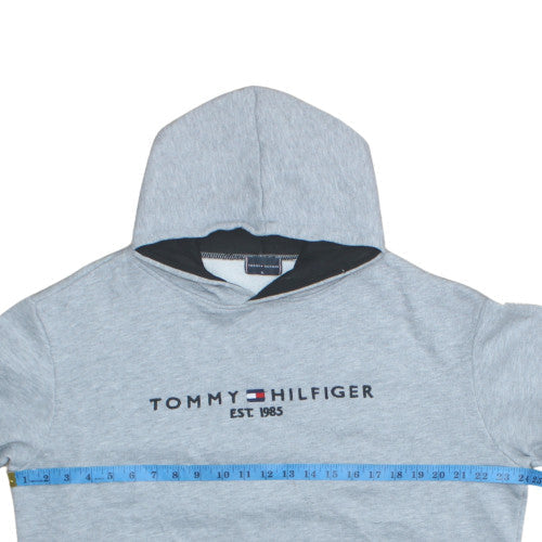 Mens UK Size XL Tommy Hilfiger Grey Pullover Hoodie