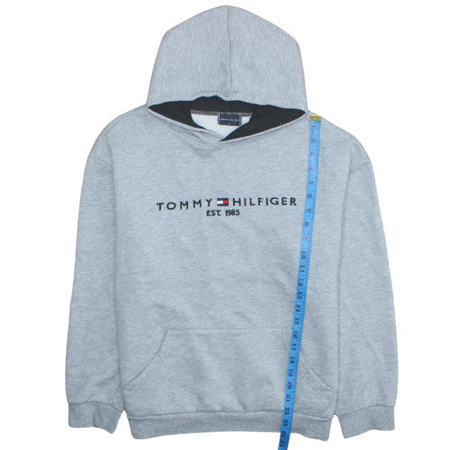 Mens UK Size XL Tommy Hilfiger Grey Pullover Hoodie