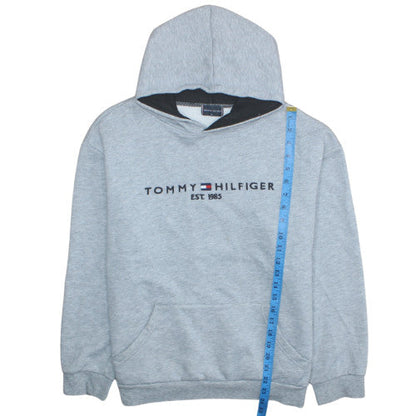 Mens UK Size XL Tommy Hilfiger Grey Pullover Hoodie