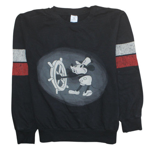 Womens UK Size L Disney Black Pullover Sweatshirt