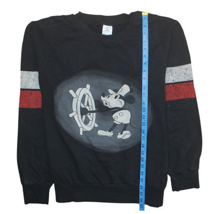 Womens UK Size L Disney Black Pullover Sweatshirt