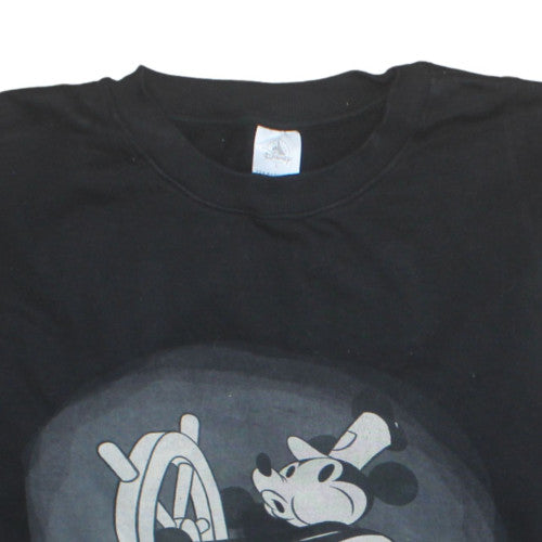 Womens UK Size L Disney Black Pullover Sweatshirt