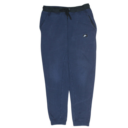 Mens UK Size M Nike Regular Fit Jogger Blue Trousers