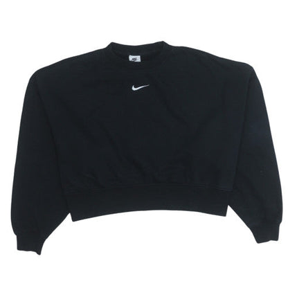 Womens UK Size S Nike Black Pullover Sweatshirt