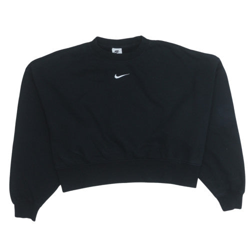 Womens UK Size S Nike Black Pullover Sweatshirt